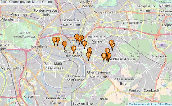 plan école Champigny-sur-Marne Associations école Champigny-sur-Marne : 22 associations