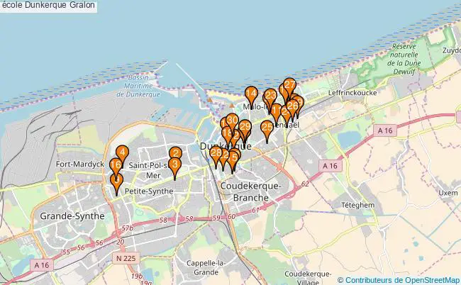 plan école Dunkerque Associations école Dunkerque : 59 associations