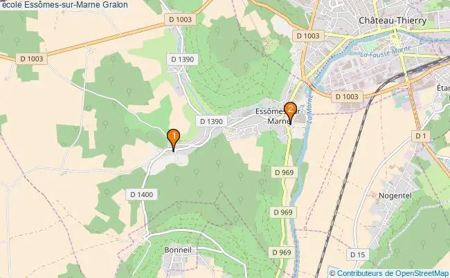 plan école Essômes-sur-Marne Associations école Essômes-sur-Marne : 3 associations