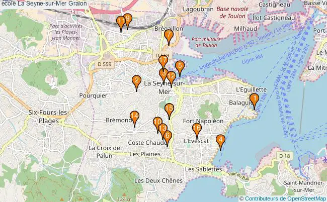 plan école La Seyne-sur-Mer Associations école La Seyne-sur-Mer : 19 associations
