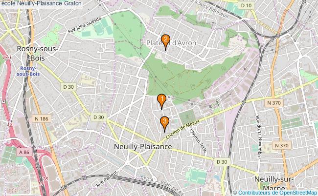 plan école Neuilly-Plaisance Associations école Neuilly-Plaisance : 3 associations