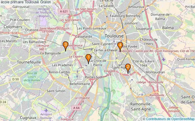 plan école primaire Toulouse Associations école primaire Toulouse : 5 associations
