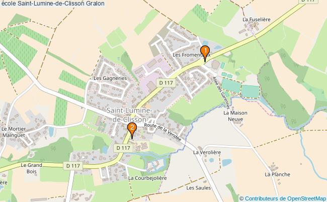 plan école Saint-Lumine-de-Clisson Associations école Saint-Lumine-de-Clisson : 2 associations