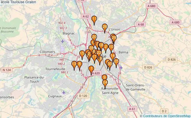 plan école Toulouse Associations école Toulouse : 286 associations