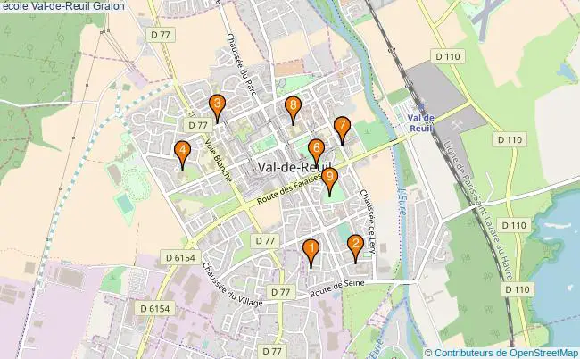 plan école Val-de-Reuil Associations école Val-de-Reuil : 11 associations