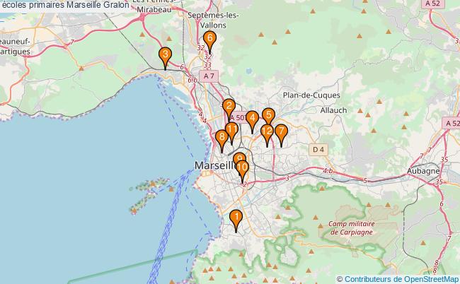 plan écoles primaires Marseille Associations écoles primaires Marseille : 11 associations