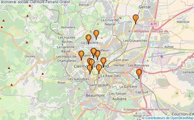 plan économie sociale Clermont-Ferrand Associations économie sociale Clermont-Ferrand : 13 associations