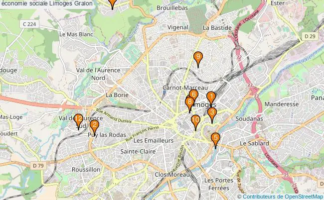 plan économie sociale Limoges Associations économie sociale Limoges : 14 associations