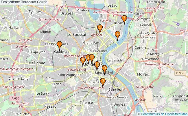 plan Écosystème Bordeaux Associations Écosystème Bordeaux : 14 associations