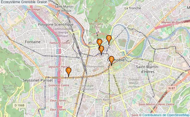 plan Écosystème Grenoble Associations Écosystème Grenoble : 5 associations