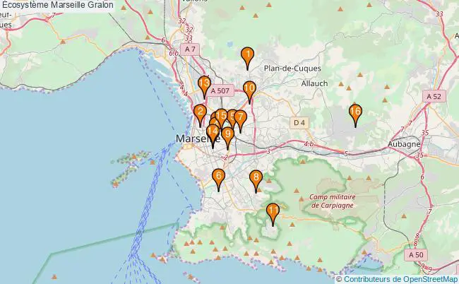 plan Écosystème Marseille Associations Écosystème Marseille : 28 associations