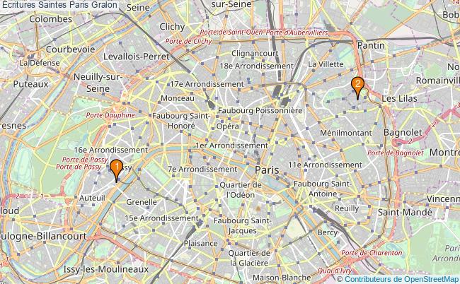 plan Écritures Saintes Paris Associations Écritures Saintes Paris : 3 associations