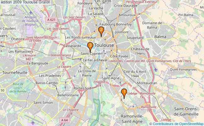 plan édition 2009 Toulouse Associations édition 2009 Toulouse : 3 associations
