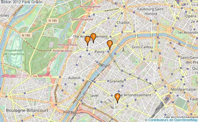 plan édition 2012 Paris Associations édition 2012 Paris : 4 associations