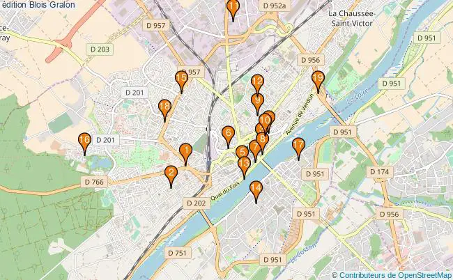 plan édition Blois Associations édition Blois : 20 associations