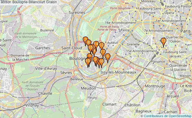 plan édition Boulogne-Billancourt Associations édition Boulogne-Billancourt : 28 associations