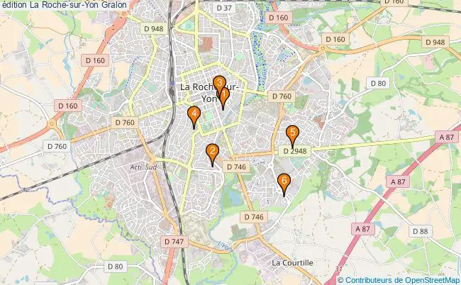 plan édition La Roche-sur-Yon Associations édition La Roche-sur-Yon : 11 associations