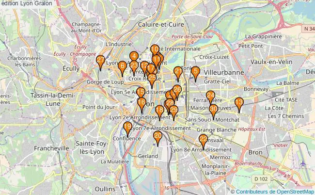 plan édition Lyon Associations édition Lyon : 325 associations