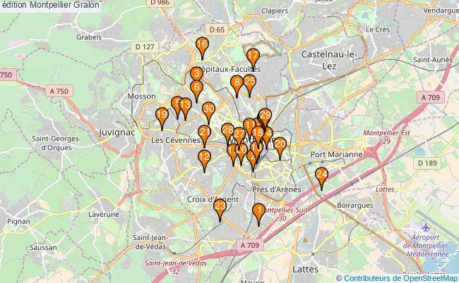 plan édition Montpellier Associations édition Montpellier : 153 associations