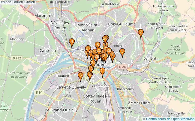 plan édition Rouen Associations édition Rouen : 60 associations
