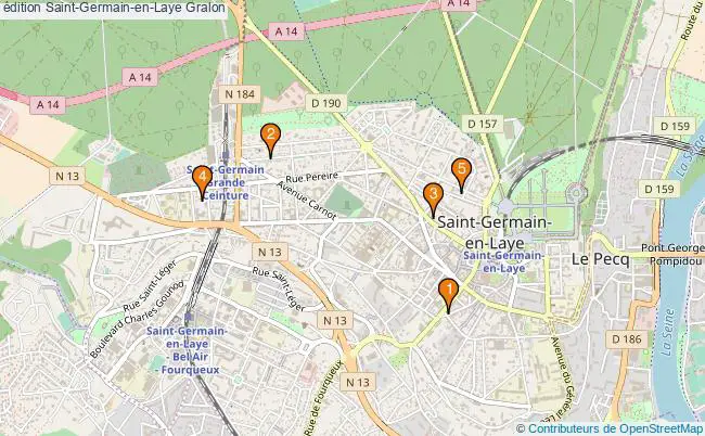 plan édition Saint-Germain-en-Laye Associations édition Saint-Germain-en-Laye : 6 associations