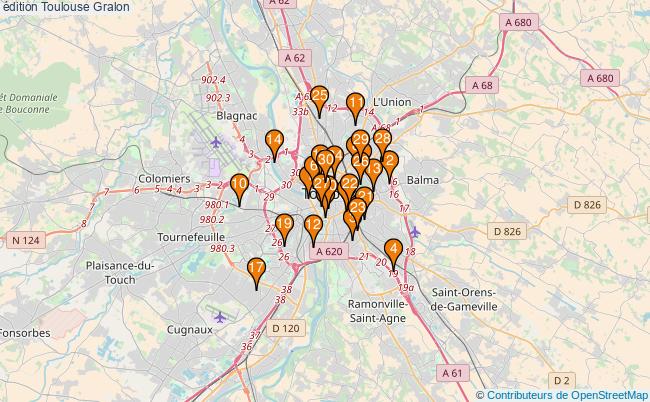 plan édition Toulouse Associations édition Toulouse : 233 associations
