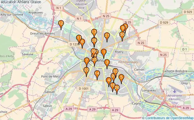 plan éducation Amiens Associations éducation Amiens : 171 associations