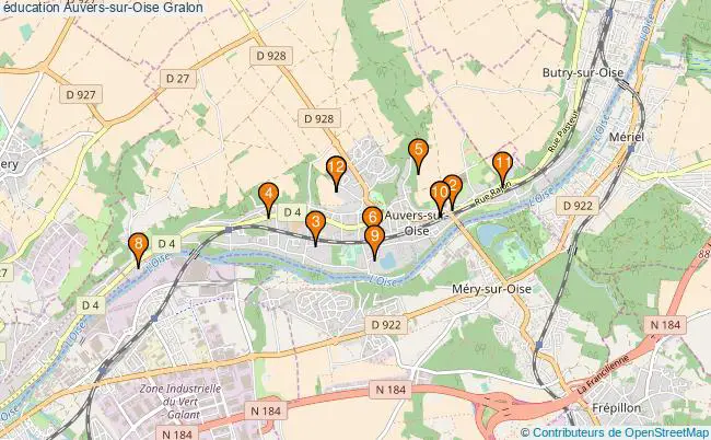 plan éducation Auvers-sur-Oise Associations éducation Auvers-sur-Oise : 12 associations