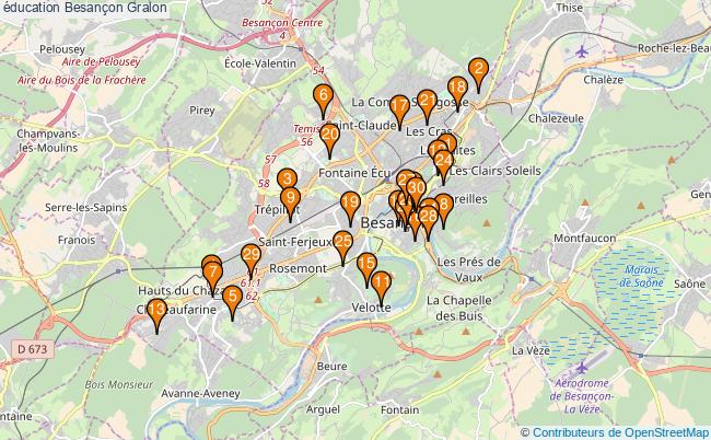 plan éducation Besançon Associations éducation Besançon : 217 associations