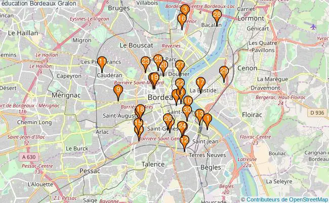plan éducation Bordeaux Associations éducation Bordeaux : 487 associations