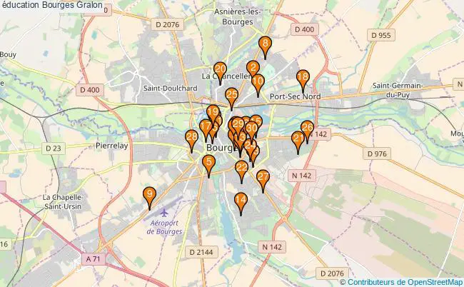 plan éducation Bourges Associations éducation Bourges : 91 associations