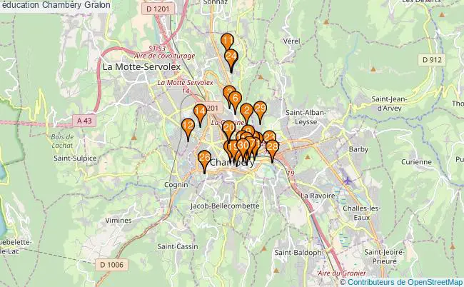 plan éducation Chambéry Associations éducation Chambéry : 67 associations