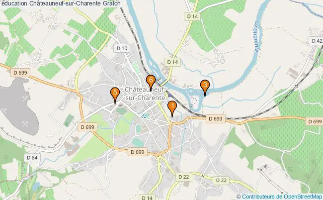 plan éducation Châteauneuf-sur-Charente Associations éducation Châteauneuf-sur-Charente : 6 associations