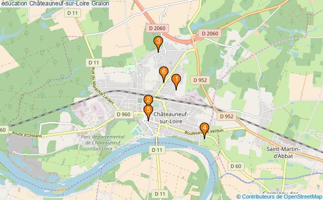 plan éducation Châteauneuf-sur-Loire Associations éducation Châteauneuf-sur-Loire : 9 associations