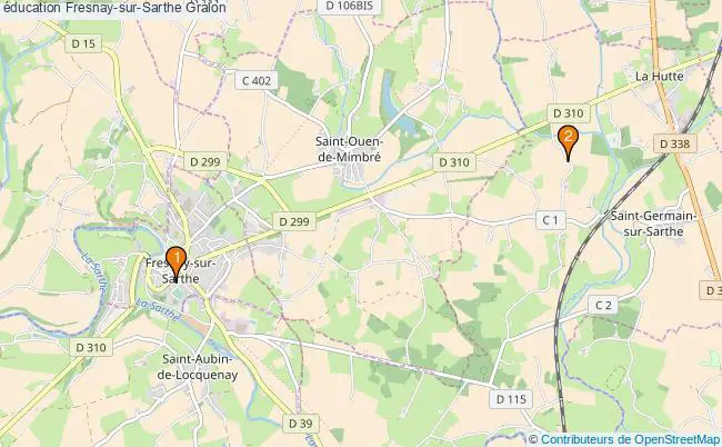 plan éducation Fresnay-sur-Sarthe Associations éducation Fresnay-sur-Sarthe : 3 associations