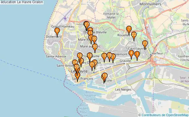 plan éducation Le Havre Associations éducation Le Havre : 131 associations