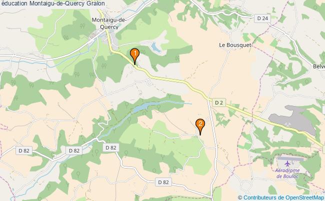 plan éducation Montaigu-de-Quercy Associations éducation Montaigu-de-Quercy : 3 associations