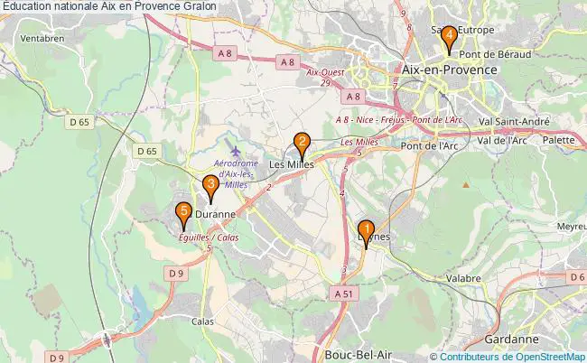 plan Éducation nationale Aix en Provence Associations Éducation nationale Aix en Provence : 7 associations
