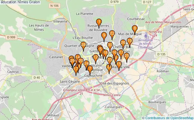 plan éducation Nîmes Associations éducation Nîmes : 175 associations