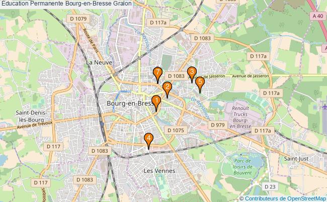 plan Éducation Permanente Bourg-en-Bresse Associations Éducation Permanente Bourg-en-Bresse : 7 associations