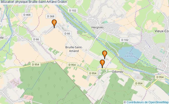 plan éducation physique Bruille-Saint-Amand Associations éducation physique Bruille-Saint-Amand : 3 associations