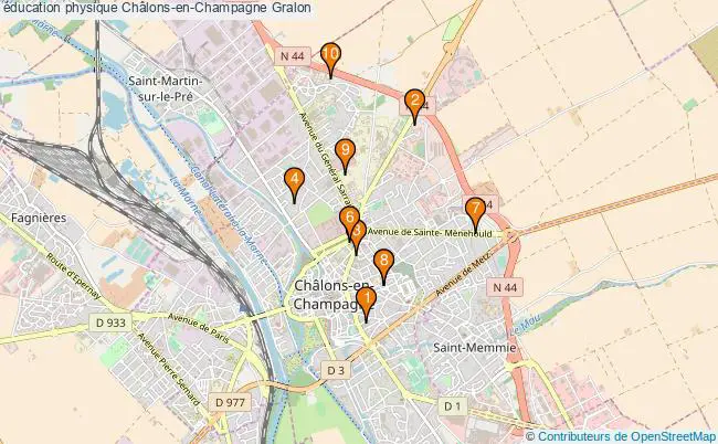 plan éducation physique Châlons-en-Champagne Associations éducation physique Châlons-en-Champagne : 9 associations