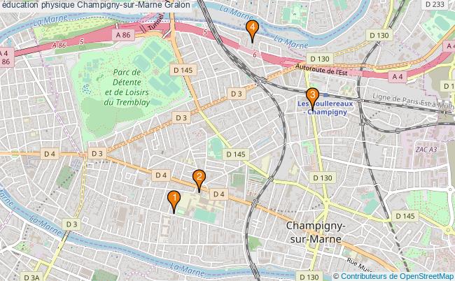 plan éducation physique Champigny-sur-Marne Associations éducation physique Champigny-sur-Marne : 6 associations