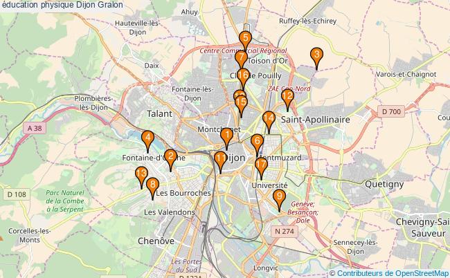 plan éducation physique Dijon Associations éducation physique Dijon : 17 associations