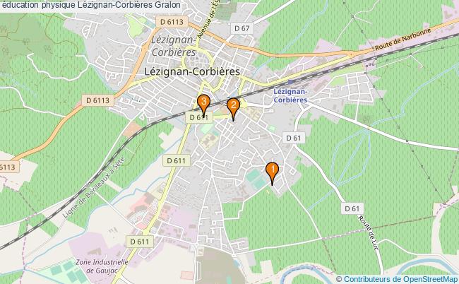 plan éducation physique Lézignan-Corbières Associations éducation physique Lézignan-Corbières : 3 associations