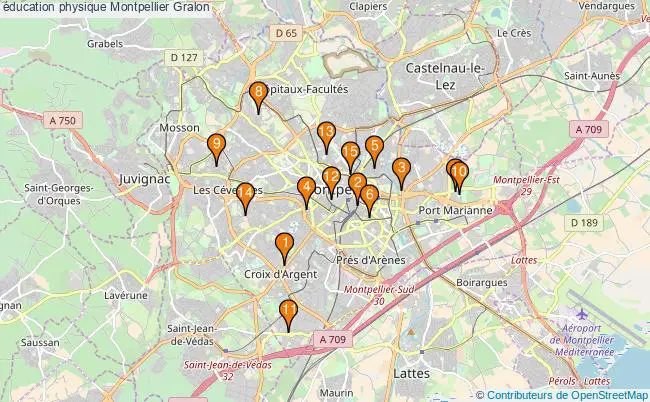 plan éducation physique Montpellier Associations éducation physique Montpellier : 22 associations