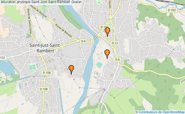 plan éducation physique Saint-Just-Saint-Rambert Associations éducation physique Saint-Just-Saint-Rambert : 3 associations
