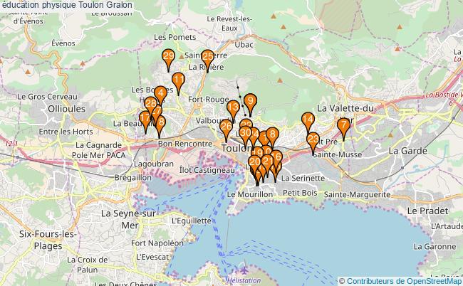 plan éducation physique Toulon Associations éducation physique Toulon : 49 associations