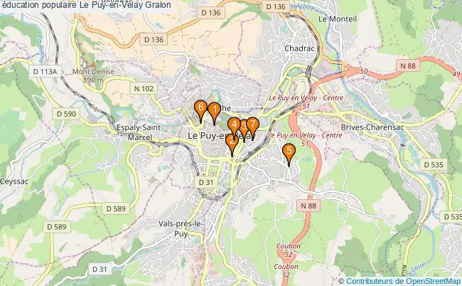 plan éducation populaire Le Puy-en-Velay Associations éducation populaire Le Puy-en-Velay : 7 associations