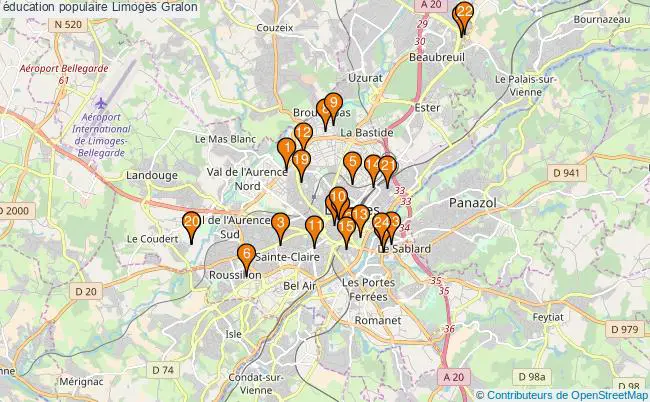 plan éducation populaire Limoges Associations éducation populaire Limoges : 26 associations